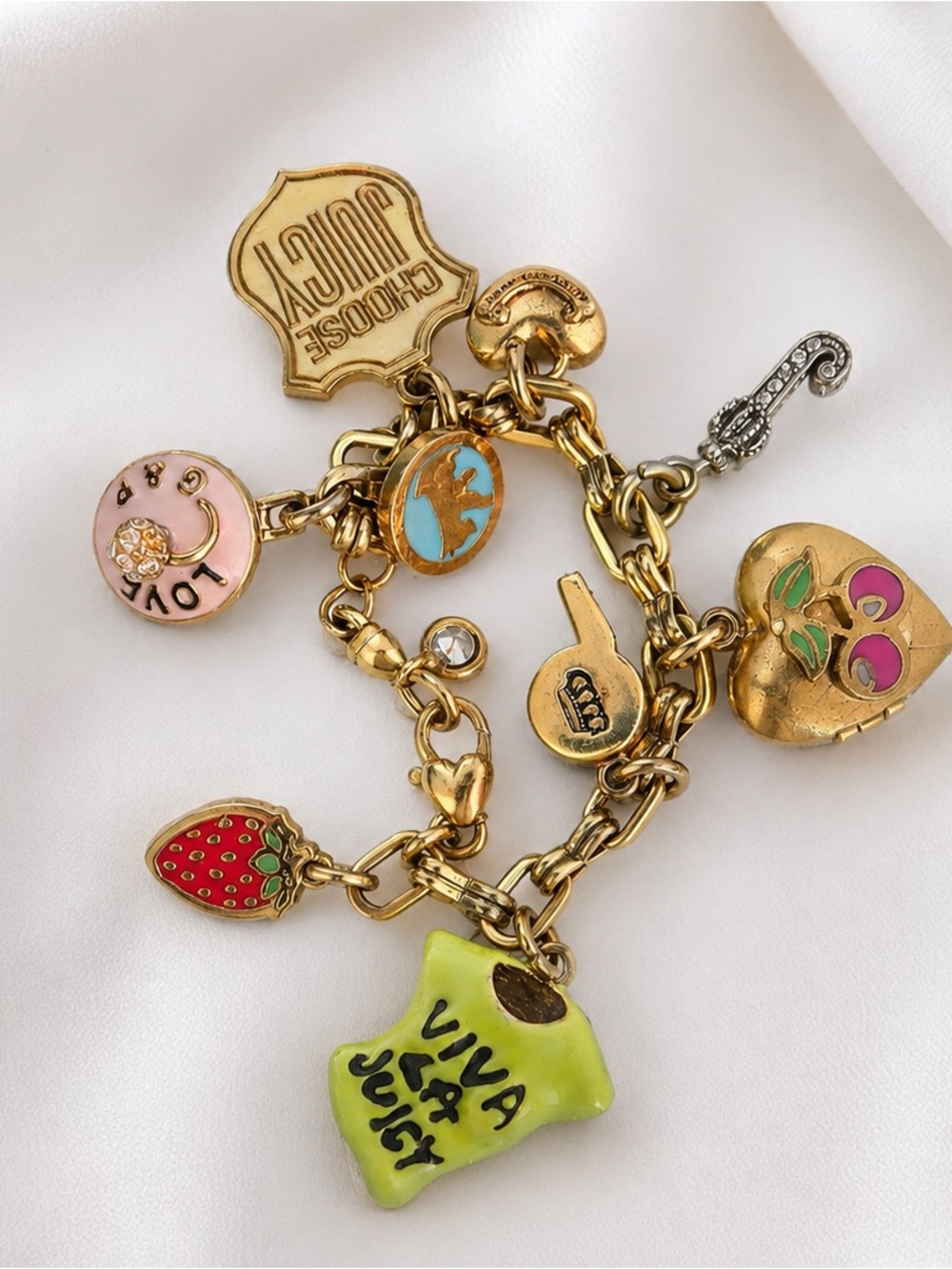 Y2K original Juicy Couture Charm Bracelet